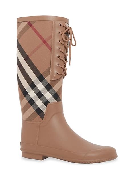 saks burberry sale|saks burberry rain boots.